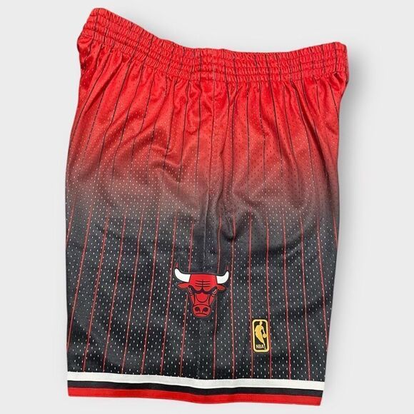 Mitchell & Ness Chicago Bulls 1995 Fadeaway Swingman Shorts Mens size XL New - Picture 3 of 9